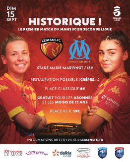 LE MANS FC - OLYMPIQUE DE MARSEILLE  FÉMININ